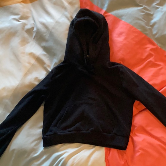 Black crop hoodie from Aritzia (M) - Picture 1 of 2
